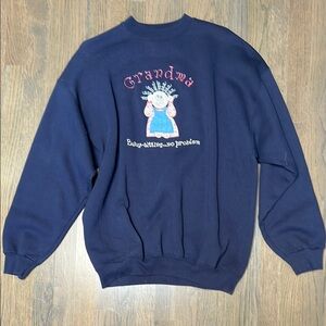 Navy Blue Grandma Sweatshirt